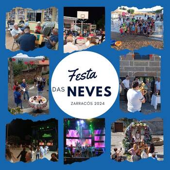 A Festa das Neves 2024 inundou de música, vida e alegría os distintos recunchos da parroquia de Zarracós