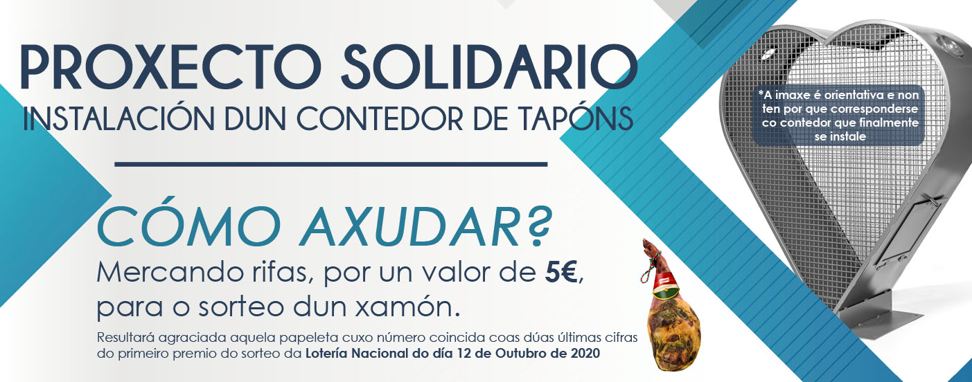 Proxecto Solidario - Instalación dun contedor de tapóns