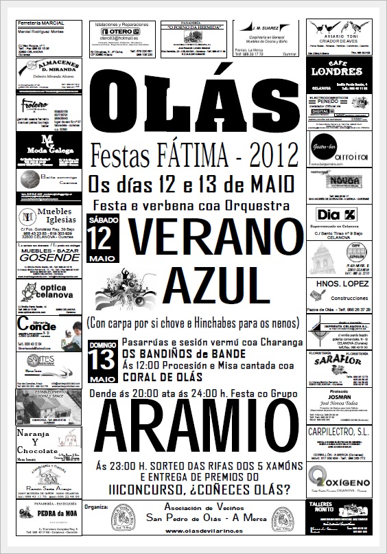 Cartel Festas Olás